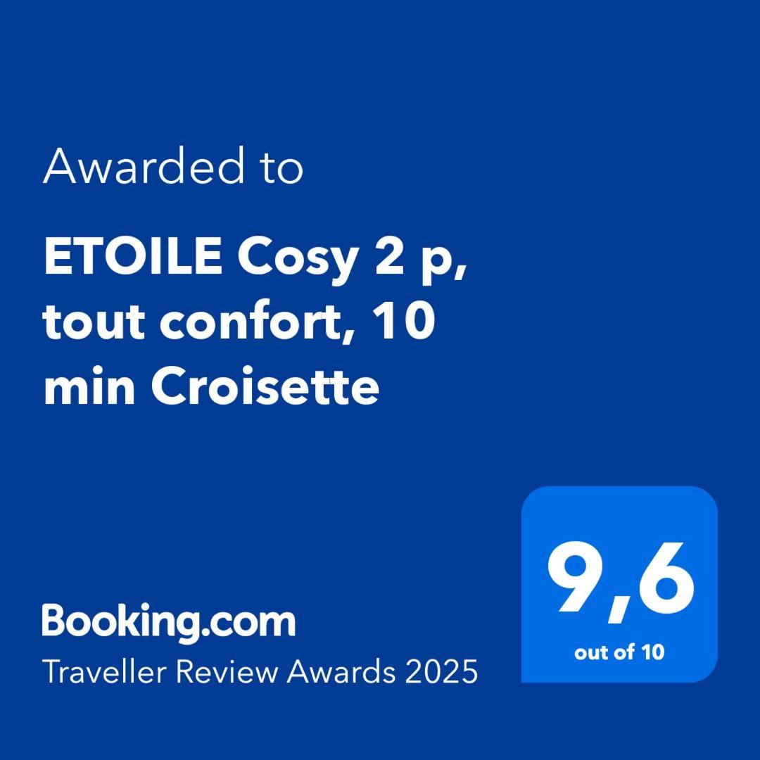 Etoile Cosy 2 P, Tout Confort, 10 Min Croisette Cannes Buitenkant foto